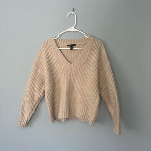 Very Soft Chunky Knit Sweater - oatmeal